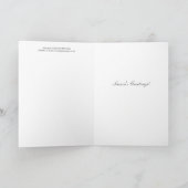 Assepoester voor kerstmis Feestdagen Kaart (Binnen)