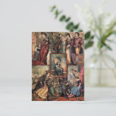  Assepoester voor kerstmis Feestdagenkaart (Staand voorkant)