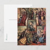  Assepoester voor kerstmis Feestdagenkaart (Voorkant / Achterkant)