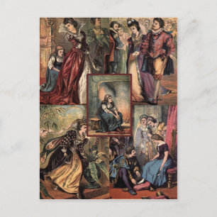  Assepoester voor kerstmis Feestdagenkaart