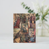  Assepoester voor kerstmis Feestdagenkaart (Staand voorkant)