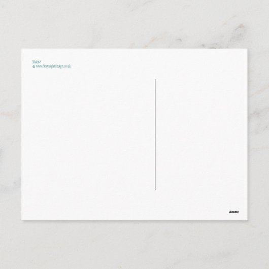  Assepoester voor kerstmis Feestdagenkaart (Achterkant)