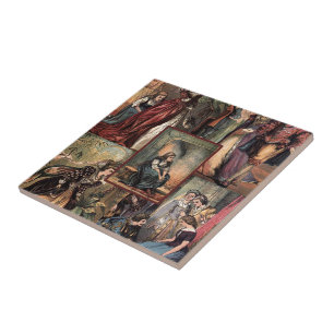  Assepoester voor kerstmis Tegeltje