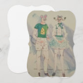 Assepoester: Wenskaart Feestdagenkaart (Voorkant / Achterkant)