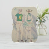 Assepoester: Wenskaart Feestdagenkaart (Staand voorkant)