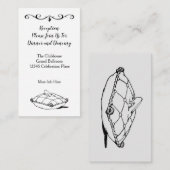  Assepoester Zwart Wit Receptie Kaart (Voorkant / Achterkant)