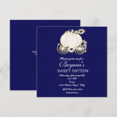 Asserella Koninklijke Blauwe Prinsessenkoets Uitno Kaart (Voorkant / Achterkant)