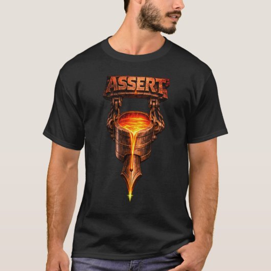 ASSERT – Gesmeed in Vuur T-shirt (Voorkant)