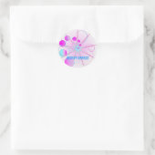 Assertiviteit (Virtue sticker) Ronde Sticker (Tas)