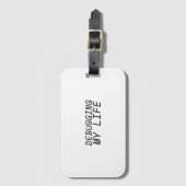 Asset-ID en transportprotocol  Bagagelabel (Voorkant (verticaal))