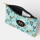 Asset Leaves Teals CRM Goud Bruin PTN (gepersonali Etui (Open)