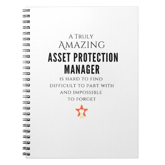Asset Protection Manager Notitieboek (Voorkant)