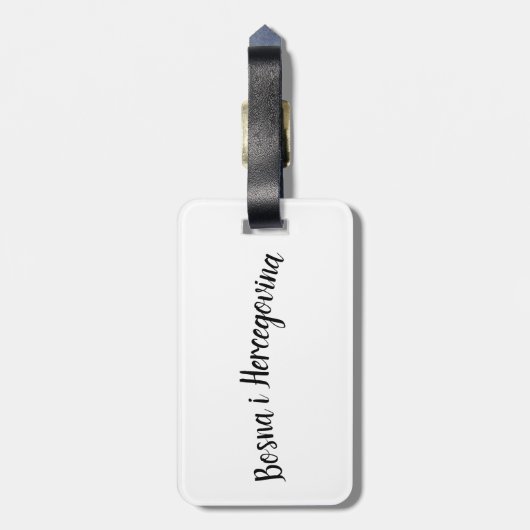 Asset-tag bagagelabel (Achterkant verticaal)