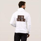 Assets Over Aesthetics™ voor de Silent Millionaire Hoodie (Achterkant volledig)