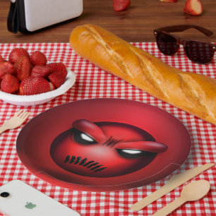 Assieten in Carton Mutemoji Papieren Bordje