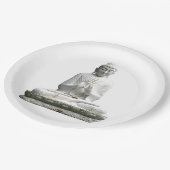 Assiette Belasting Boeddha Alimentation Papieren Bordje (Gekanteld)