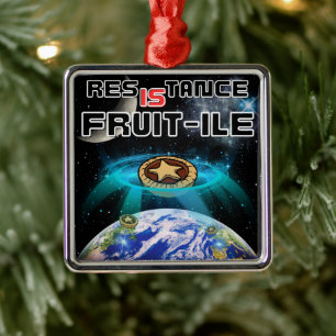 Assimilatie van aardse gehaktpasteien metalen ornament