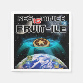 Assimilatie van aardse gehaktpasteien servet (Voorkant)