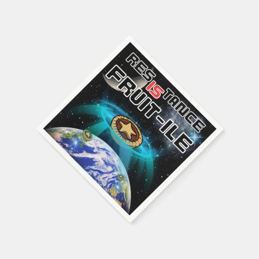 Assimilatie van aardse gehaktpasteien servet (Hoek)