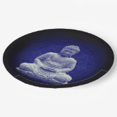 Assin Bénédiction Boeddha Medicine Voeding Papieren Bordje (Gekanteld)