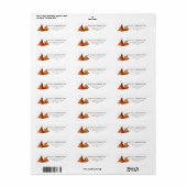 Assiniboin Canadian Native American Indian Tipis Etiket (Full Sheet)