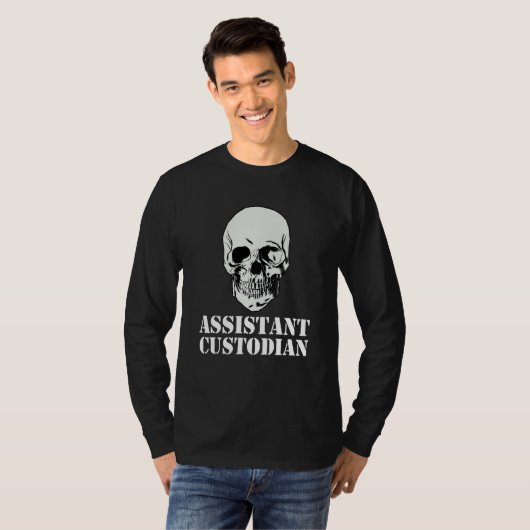 Assisant Custodian Facility Manager Craftsman Jani T-shirt (Voorkant volledig)