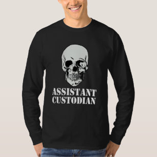Assisant Custodian Facility Manager Craftsman Jani T-shirt