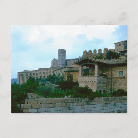 Assisi, Basilica Briefkaart (Voorkant)