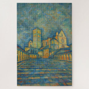 Assisi Basiliek Cezanne Stijl Kunst Puzzel