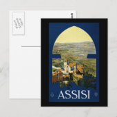 Assisi Briefkaart (Voorkant / Achterkant)