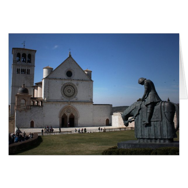 Assisi Cathedral (Italiaans: Cattedrale di Assisi (Voorkant Horizontaal)