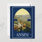  Assisi Italië briefkaart (Voorkant / Achterkant)