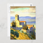 Assisi, Italië - fijn kunstschilderij Briefkaart (Voorkant / Achterkant)