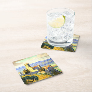 Assisi, Italië - fijn kunstschilderij, Kartonnen Onderzetters