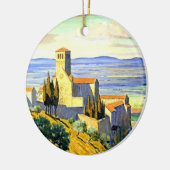 Assisi, Italië - fijn kunstschilderij Keramisch Ornament (Links)