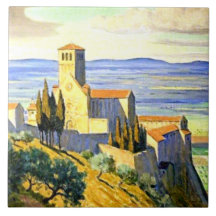 Assisi, Italië - fijn kunstschilderij
