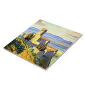 Assisi, Italië - fijn kunstschilderij Tegeltje (Zijkant)
