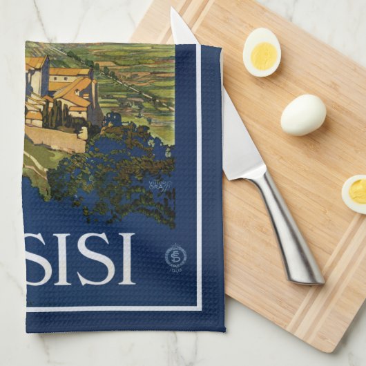 Assisi Italië handdoek (Quarter Fold)