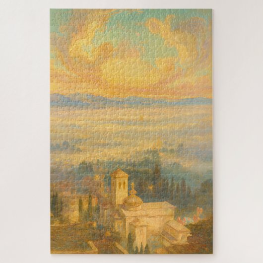 Assisi Italië Horizon Zegen Rococo Kunstpuzzel Legpuzzel (Verticaal)
