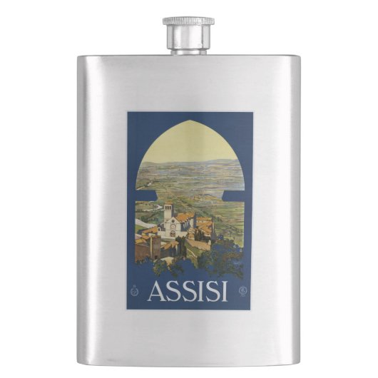  Assisi Italië kolf Heupfles (Voorkant)