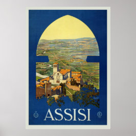  Assisi, Italië Poster