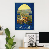  Assisi, Italië Poster (Thuiskantoor)