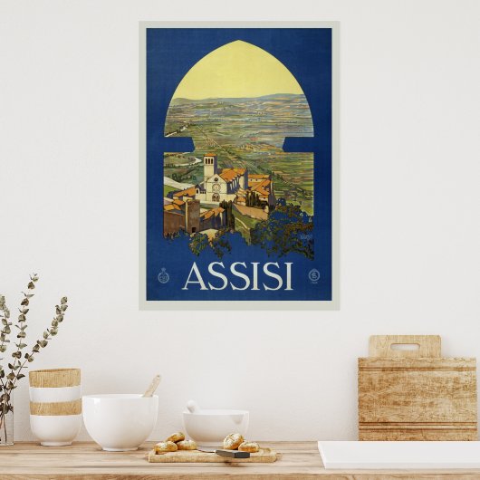  Assisi, Italië Poster (Keuken)