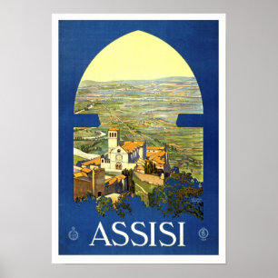 Assisi Italië  Poster