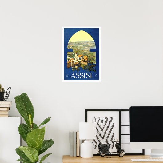 Assisi Italië  Poster (Thuiskantoor)