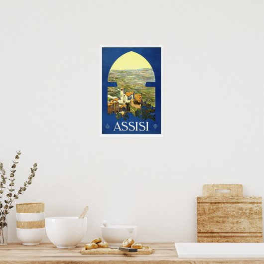 Assisi Italië  Poster (Keuken)
