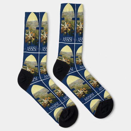 Assisi Italy Socks Sokken (Rechts)