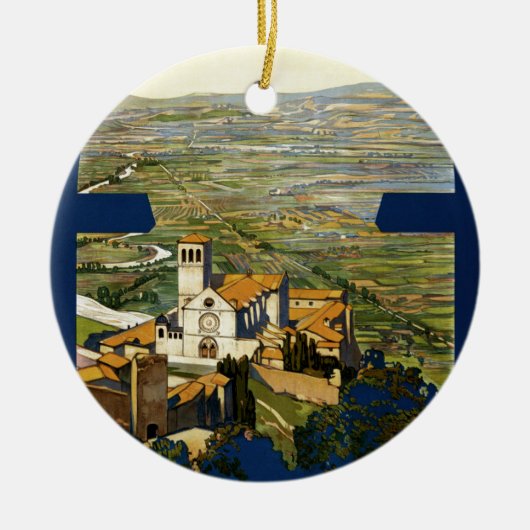 Assisi Keramisch Ornament (Voorkant)