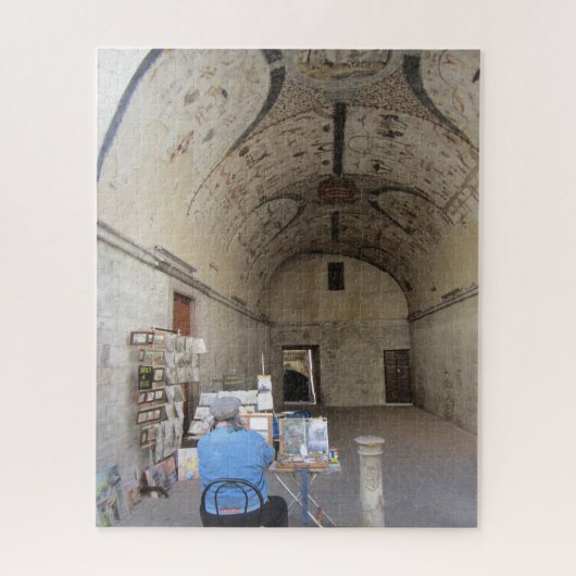 Assisi kunstenaar aan het werk legpuzzel (Verticaal)