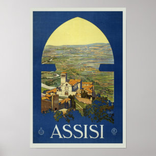 Assisi Perugia Italië Poster